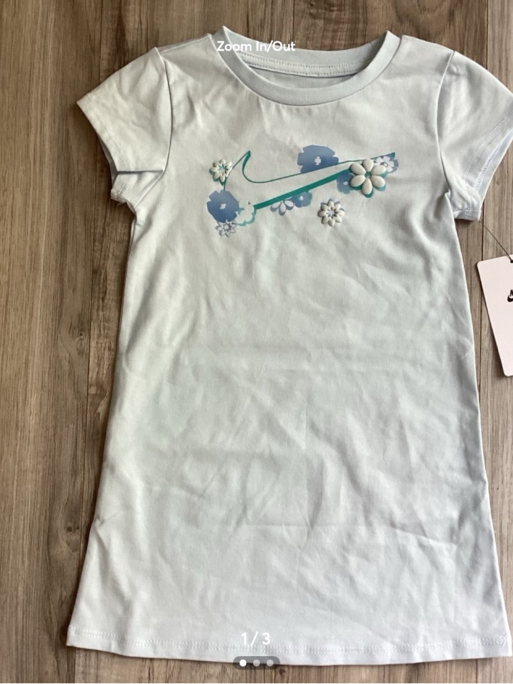 Nike girls Blue T-Shirt dress size 3T(NWT) ~FIRM, NO OFFERS~